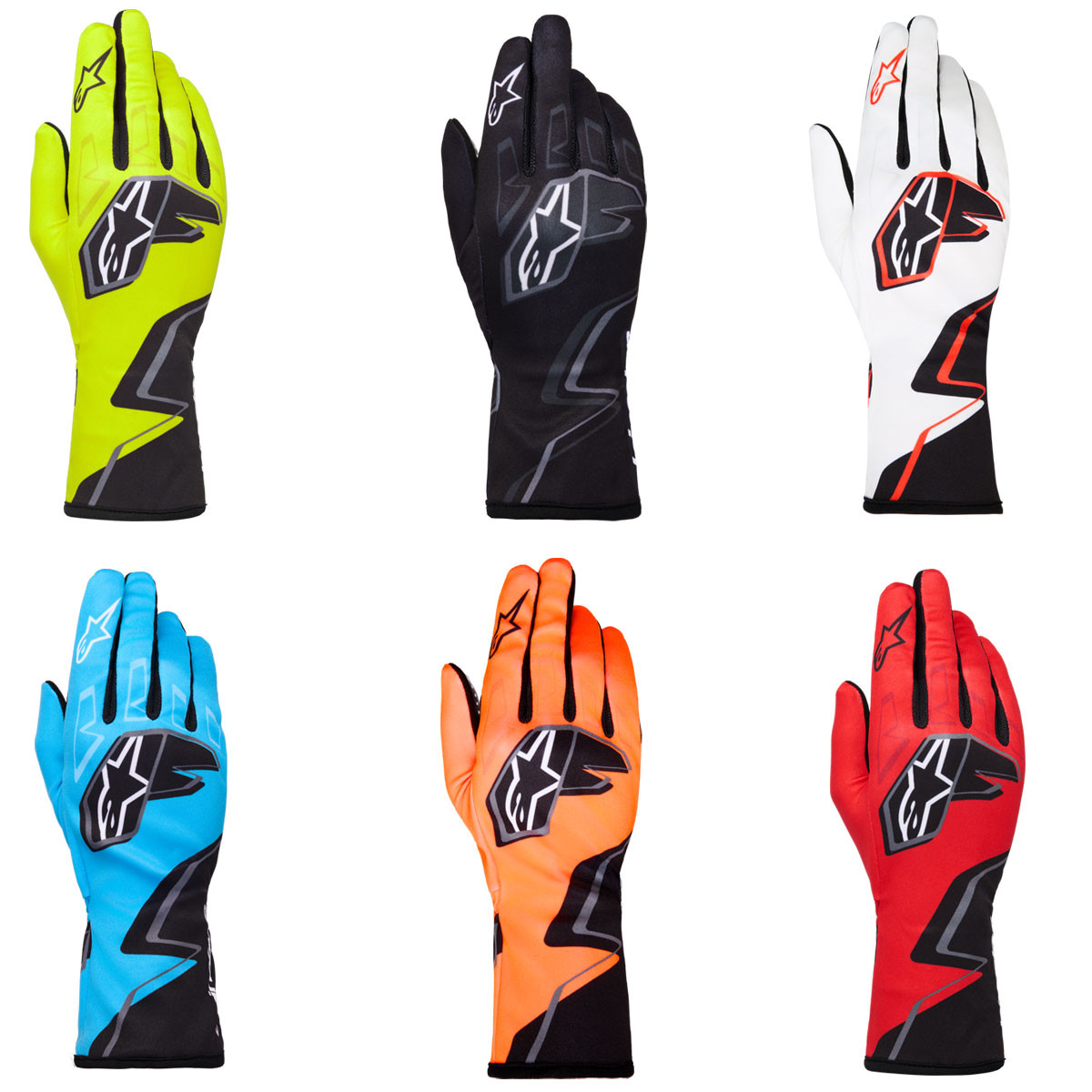 Guanti karting Alpinestars Tech-1 K Race V2 Graphic 1 - AL-3550326.BL.L - 3550326.2082.L