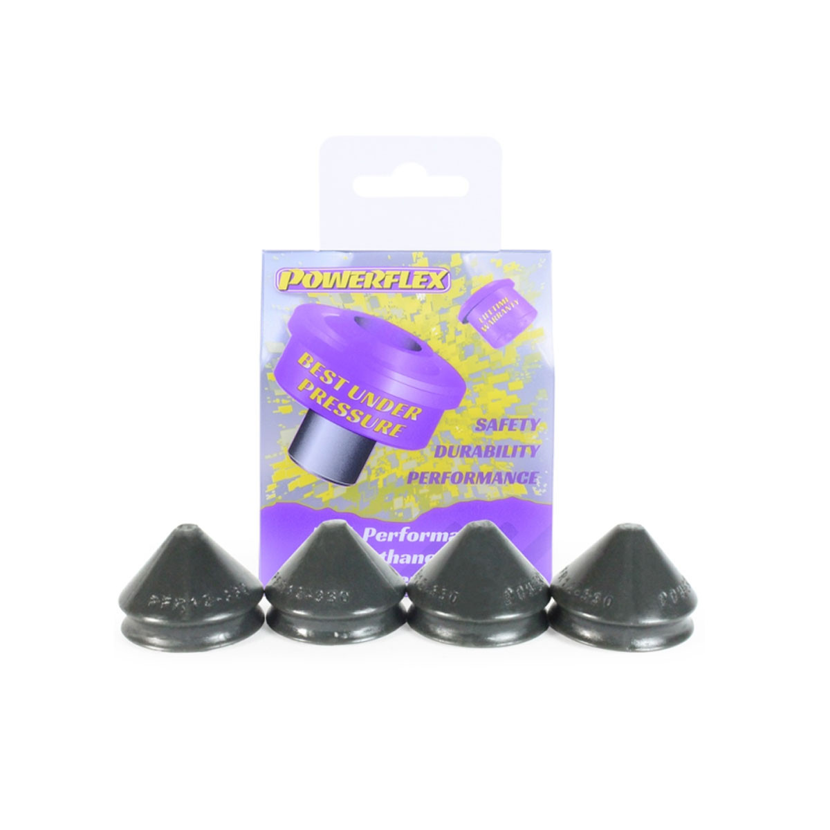 Silent bloc Powerflex Road Kit de butée arrière Citroën DS (1959-1975) (1 pièce) - PF-R12330 - PFR12-330 - 5055676560780