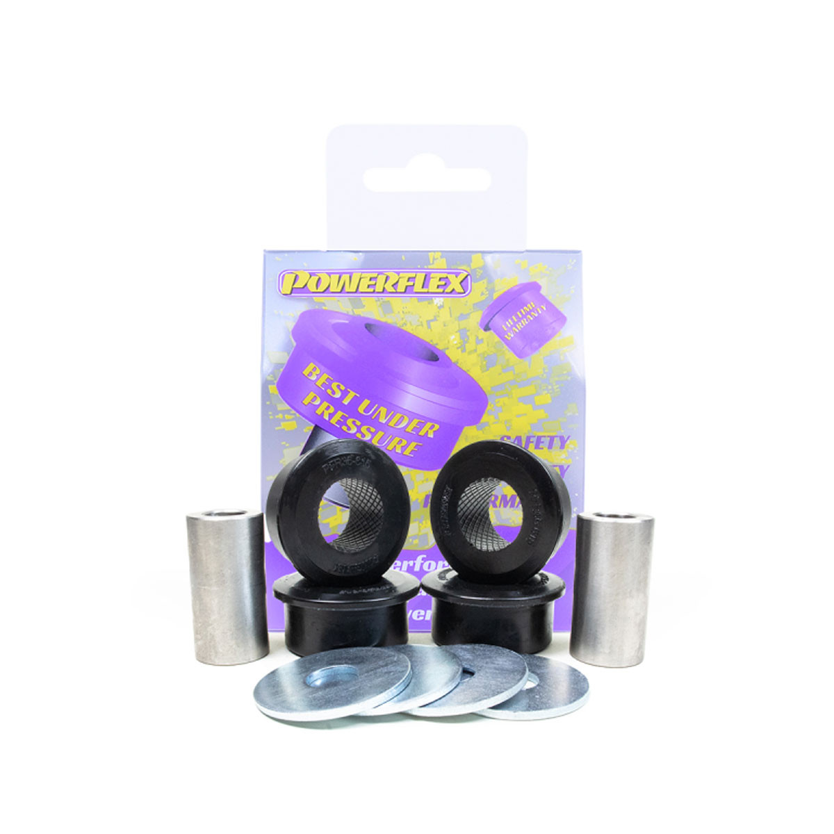 Silent Block Powerflex Road zwischen hinterem Kugelgelenk und oberem Seitenarm hinten Mazda MX5 (2 Stück) - PF-R36615-2 - PFR36-615 - 5055676564788