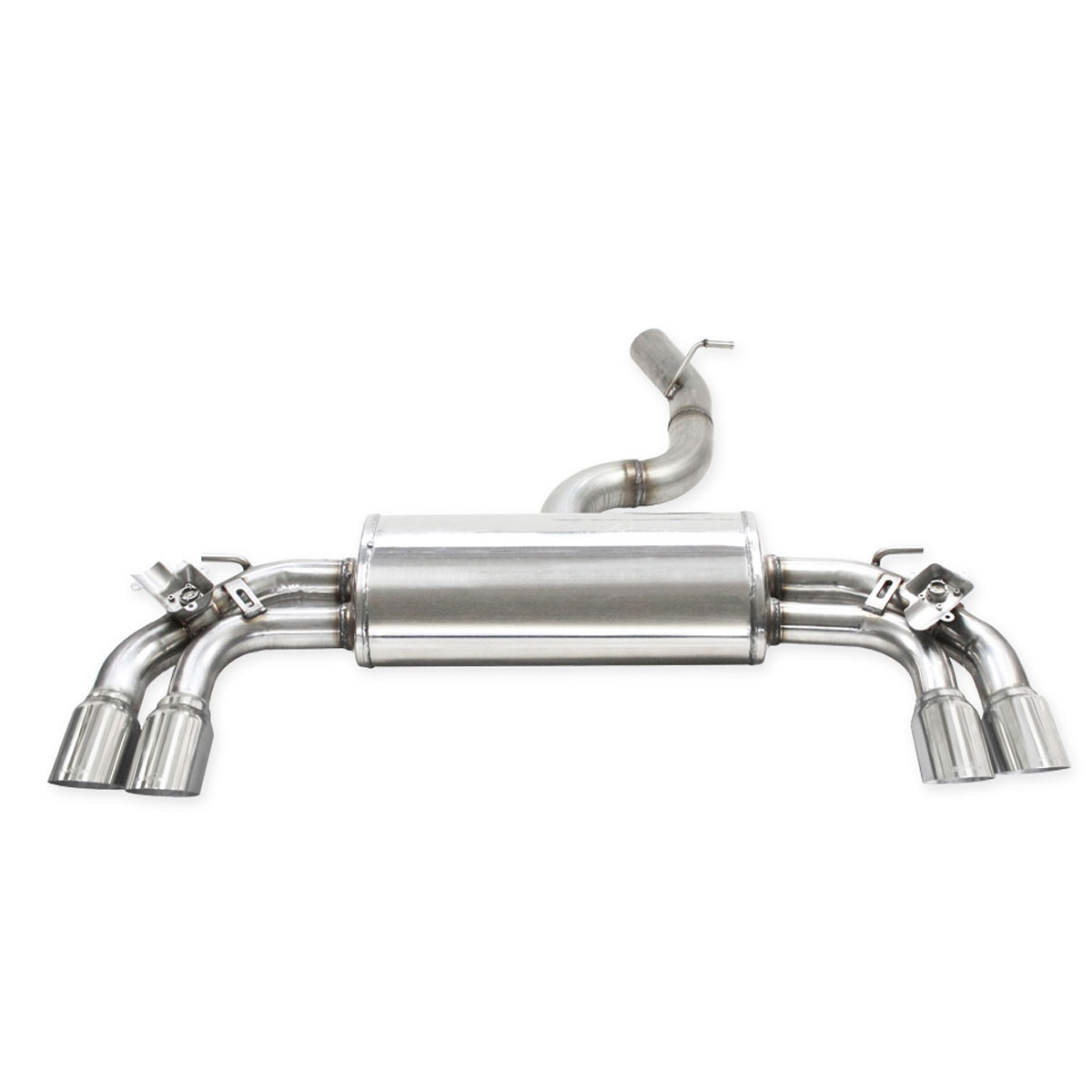 Rear silencer, end pipe with valve for AUDI S3 8V 2.0 TFSI 300cv 2013- - IC-VALVS303 - VALV.S3.03.RA - 3661768562796
