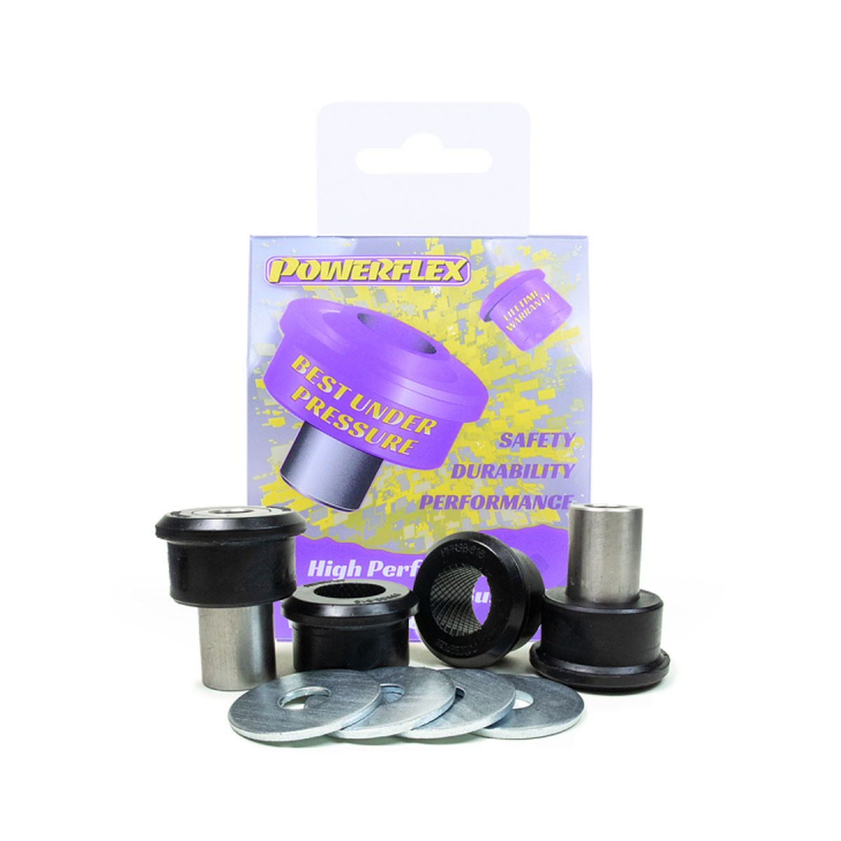 Boccola Powerflex Road braccio laterale superiore posteriore Mazda MX5 (2 pezzi) - PF-R36618-2 - PFR36-618 - 5055676564818