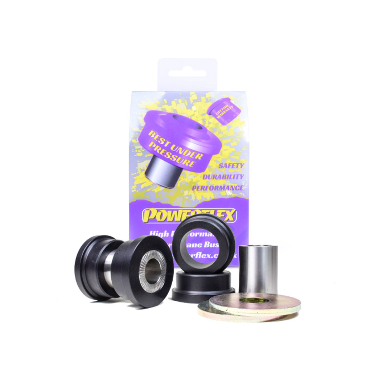 Silent bloc Powerflex Road avant de sous-châssis avant Ford Focus Mk2 (2 pièces) - PF-F191218-2 - PFF19-1218 - 5055676565372