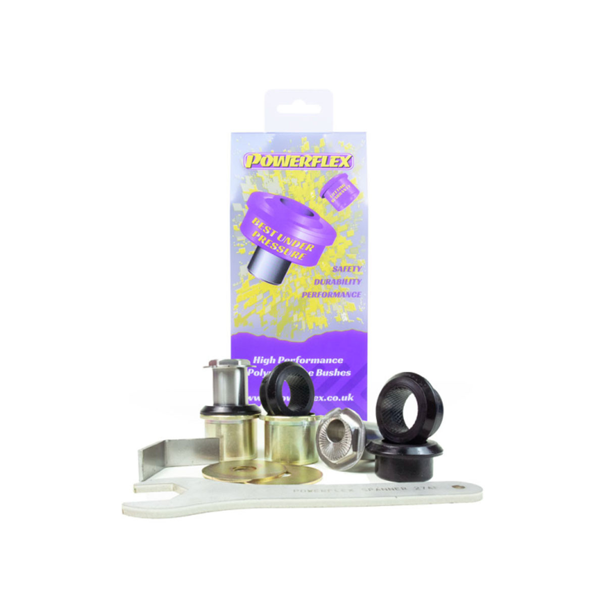 Silent bloc Powerflex Road Außenlager des oberen Dreiecks hinten verstellbar VAG (2 Stück) - PF-R85513G-2 - PFR85-513G - 5055676565433
