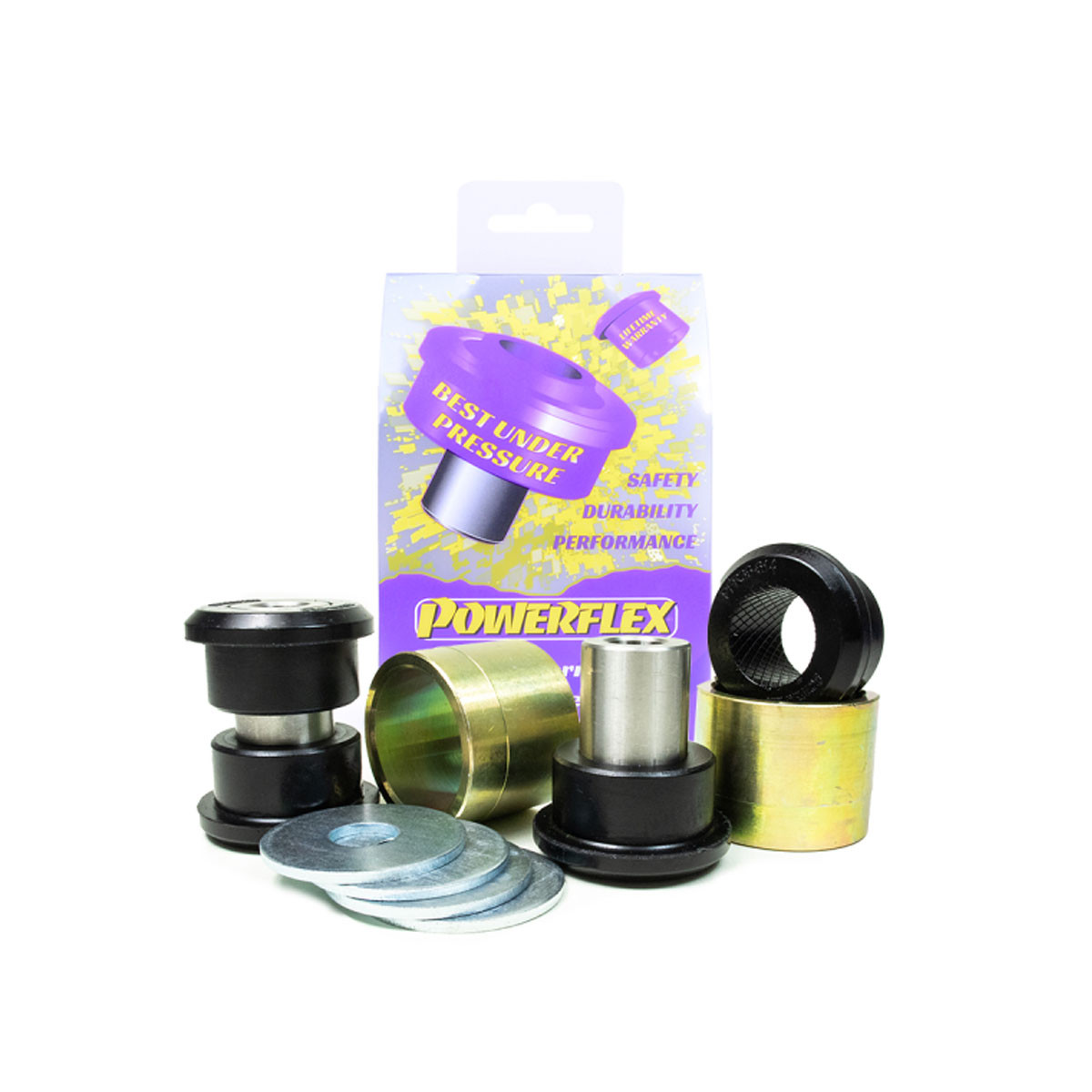 Silent Block Powerflex Road Lagerbuchse hintere Verbindung zum oberen Querlenker hinten Mazda MX5 (2 Stück) - PF-R36614-2 - PFR36-614 - 5055676564771