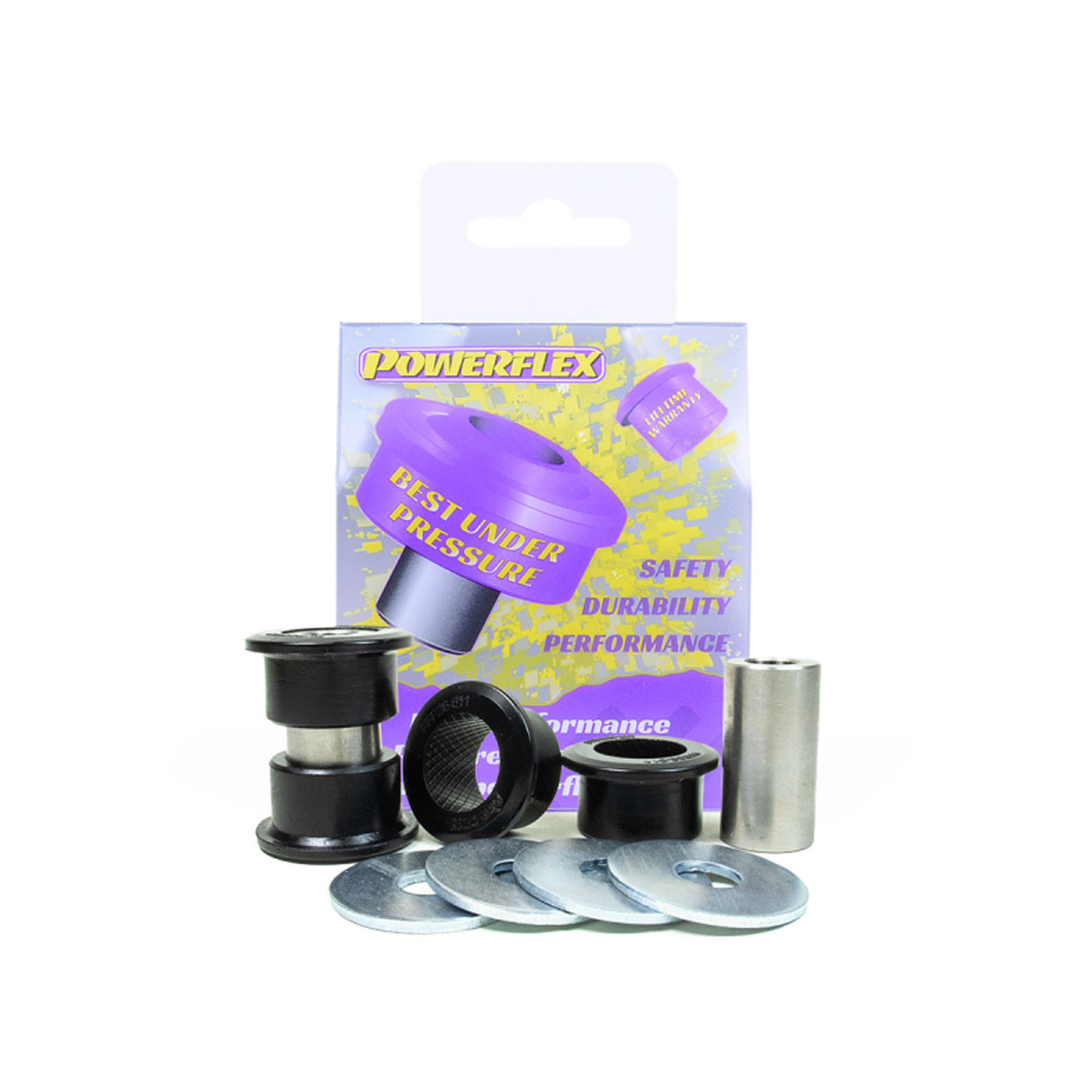 Silent Block Powerflex Road Lagerbuchse unteren Querlenker Achsschenkel hinten Mazda MX5 (2 Stück) - PF-R36611-2 - PFR36-611 - 5055676564740