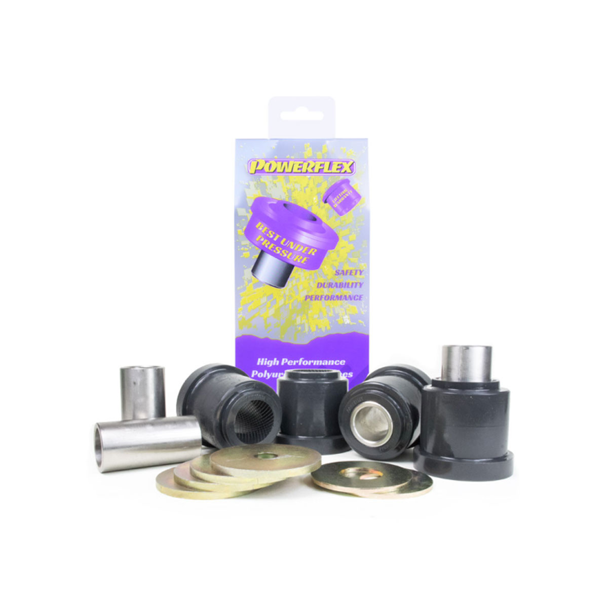 Silent bloc Powerflex Road bras extérieur inférieur arrière Porsche 928 1978-1995 (4 pièces) - PF-R57717-4 - PFR57-717 - 5055676542359