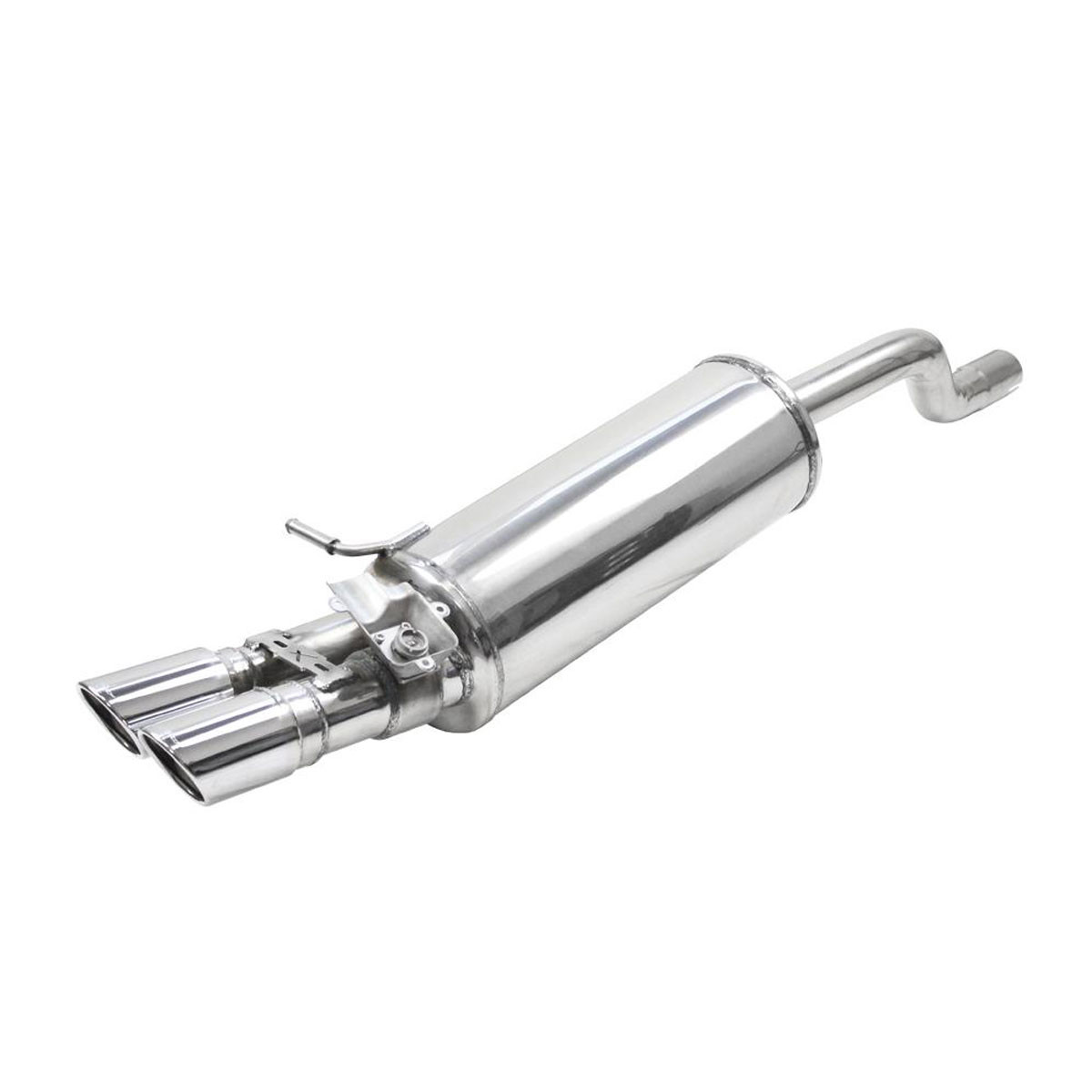 Inoxcar 2x70 X-Race rear muffler + valve Skoda Fabia IV (PJ) Monte Carlo 1,5 TSI 2022 on - IC-VALVFABIA01XR - VALV.FABIA.01.XR - 3666618637990