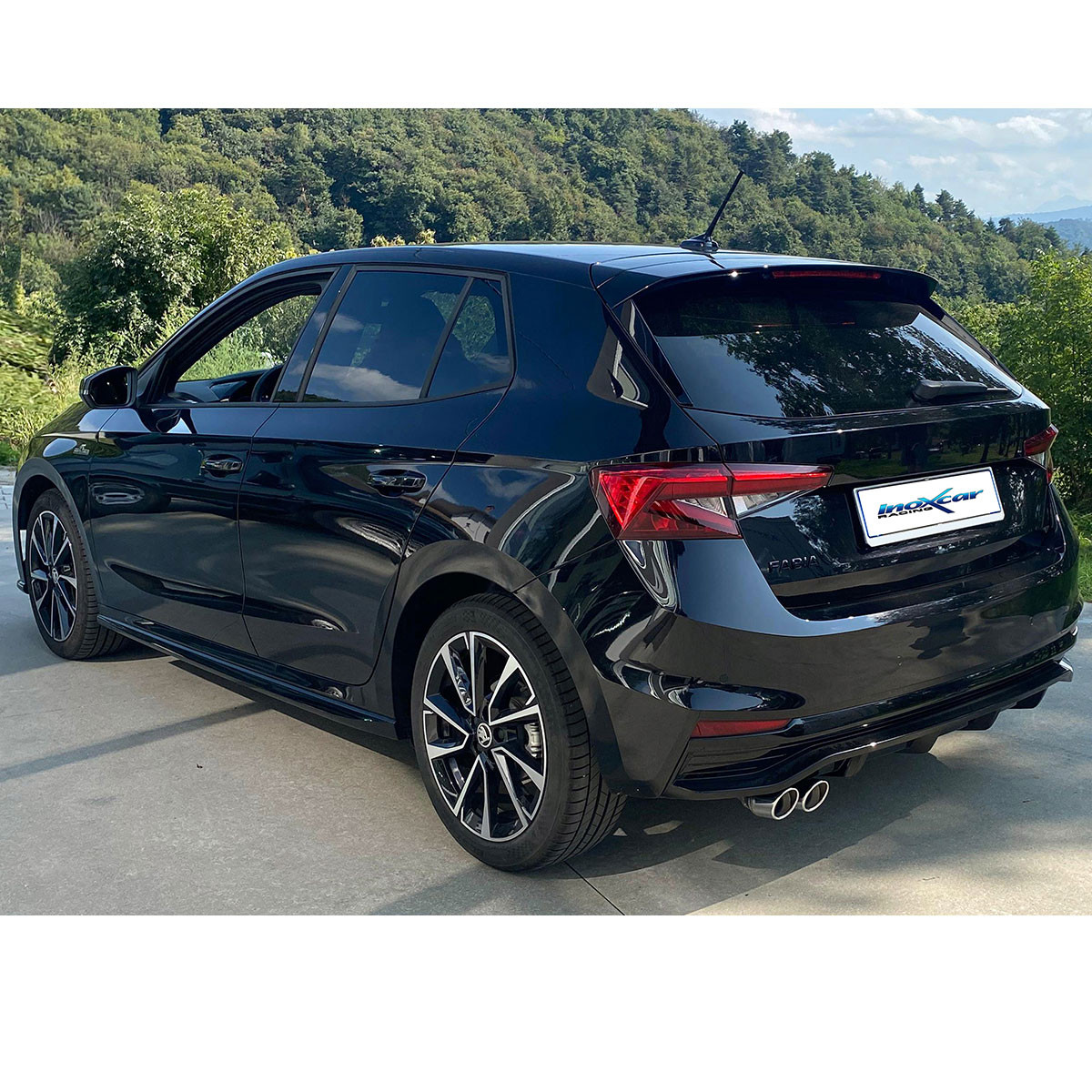 Posteriore silenziato + valvola Inoxcar Skoda Fabia IV (PJ) Monte Carlo 1,5 TSI dopo 2022 - IC-VALVFABIA01 - VALV.FABIA.01 - 3666618638010