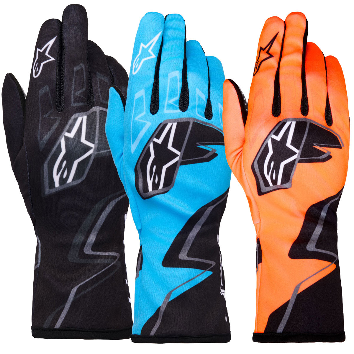 Guanti karting bambini Alpinestars Tech-1 K Race V2 S Graphic 1 - AL-3550526.BC.XL - 3550526.700.XL