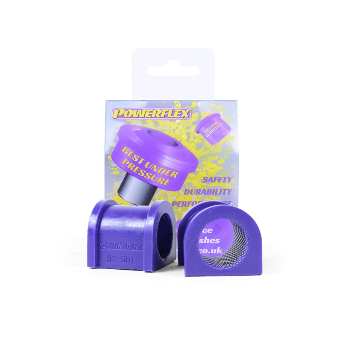 Silent bloc Powerflex Road barre anti-roulis avant 24mm Porsche 911 (996,997) (2 pièces) - PF-F5750124-2 - PFF57-501-24 - 5055676561381