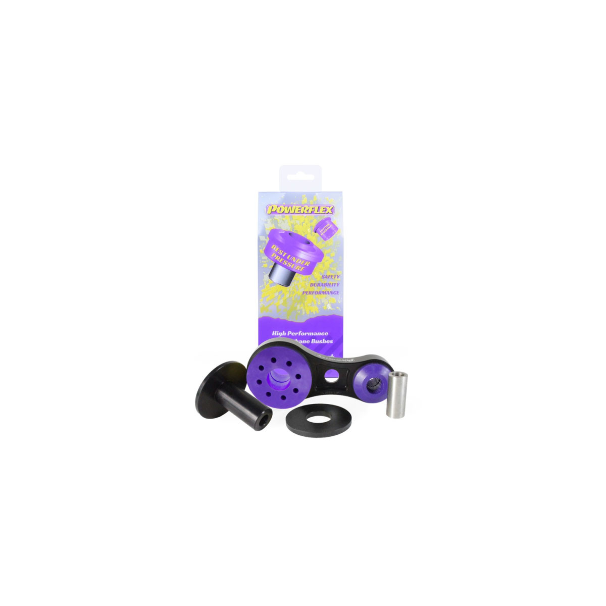 Silent bloc Powerflex Road support moteur inférieur (Route rapide/circuit) Ford Fiesta Mk8 après 2017 (1 pièce) - PF-F192223P - PFF19-2223P - 5055676546937