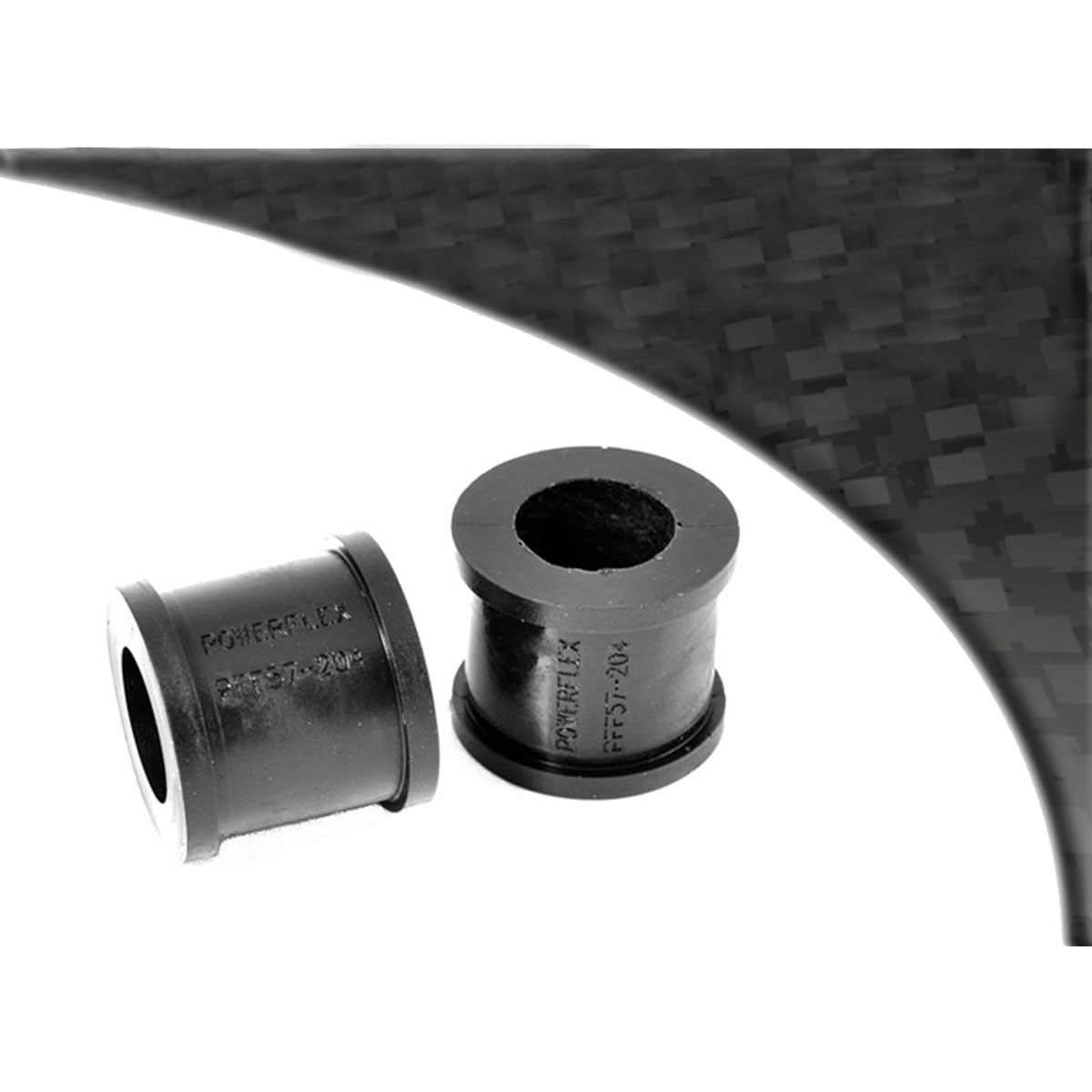 Boccola Powerflex Black barra anti-rollio anteriore 25.5mm Porsche 968 / 944 (2 pezzi) - PF-F57204255-2N - PFF57-204-25.5BLK - 5055676521750