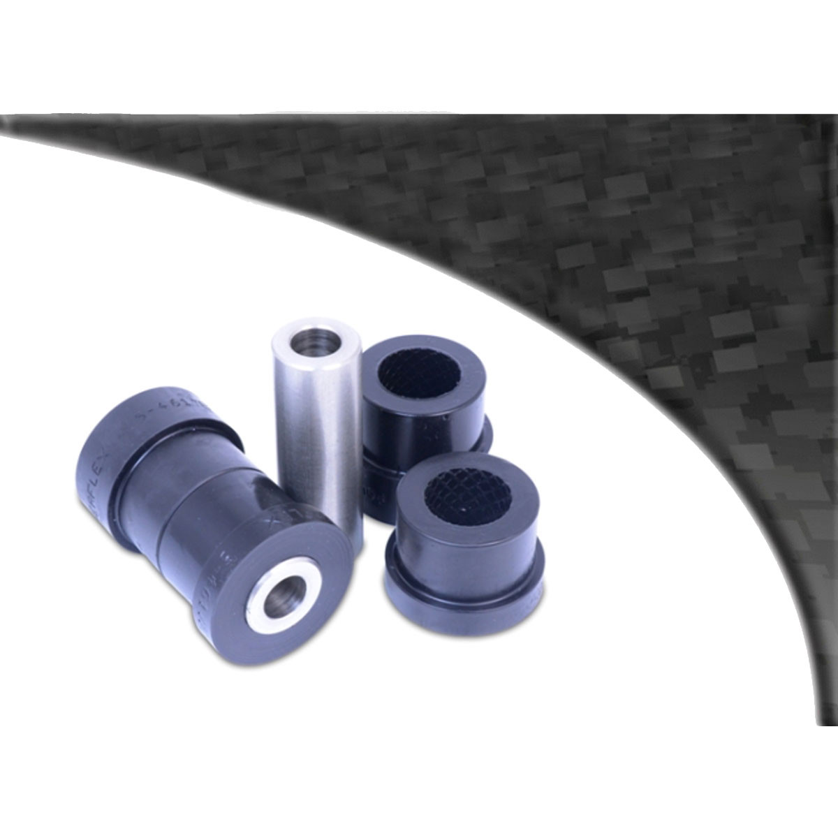 Powerflex Black rear arm BMW E46 (2 parts) - PF-R54617-2N - PFR5-4617BLK - 5055676535566