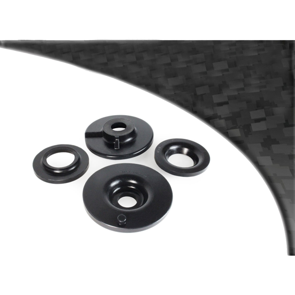 Boccola Powerflex Black pastiglie d'isolamento per molle posteriore inferiore e superore Hyundai Elantra (2 pezzi) - PF-R26-219-2N - PFR26-219BLK - 5055676562289