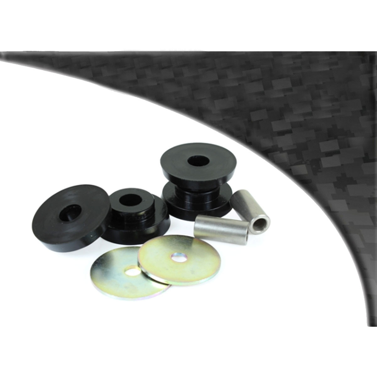 Silent bloc Powerflex Black Berceau arrière Lancia Delta HF Integrale inclus Evo 1986-1995 (2 pièces) - PF-R30315-2N - PFR30-315BLK - 5055676542274