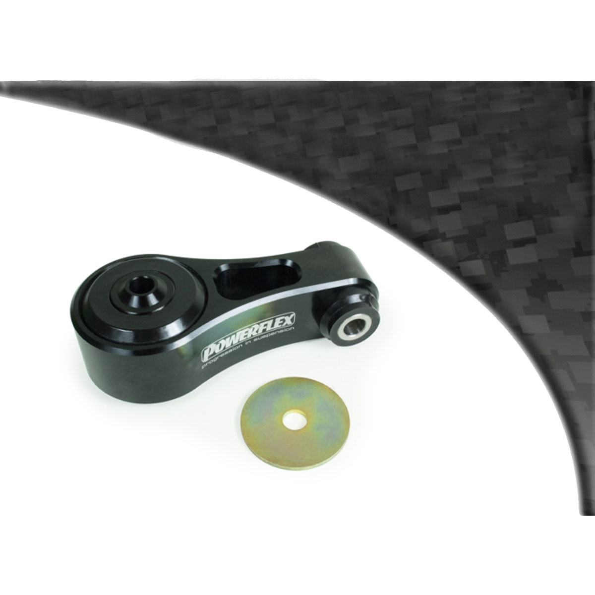 Silent bloc Powerflex Black support de couple supérieur Renault Megane 4 RS (1 pièce) - PF-F602725-N - PFF60-2725BLK - 5055676563972