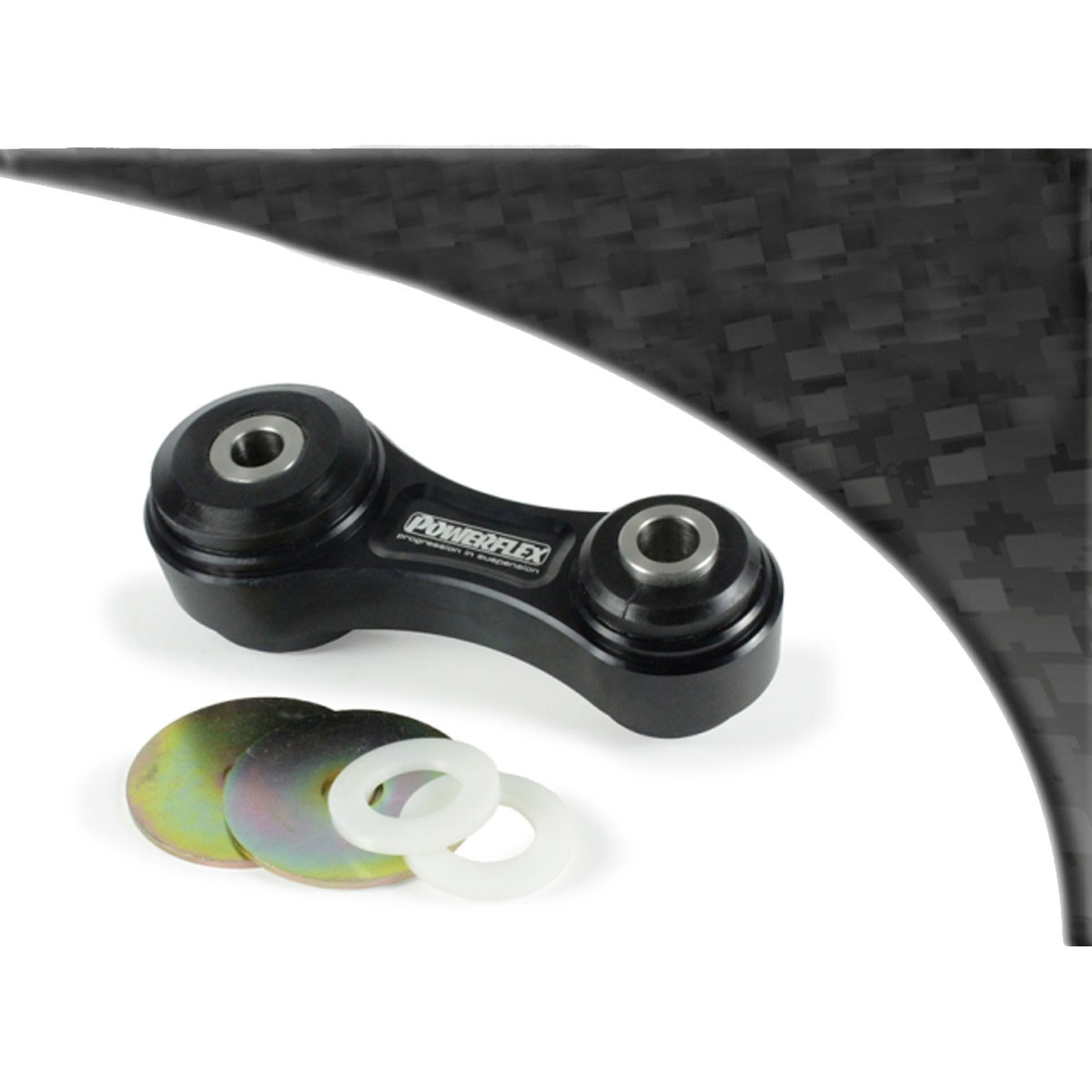 Boccola Powerflex Black supporto coppia inferiore (1 pezzo) - PF-F60-8020N - PFF60-8020BLK - 5055676554857
