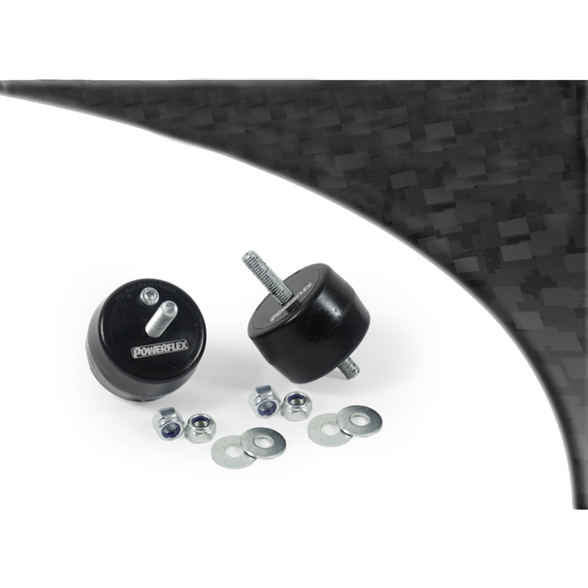 Silent bloc Powerflex Black support transmission BMW E81/82 (2 pièces) - PF-F54655-2N - PFF5-4655BLK - 5055676547002