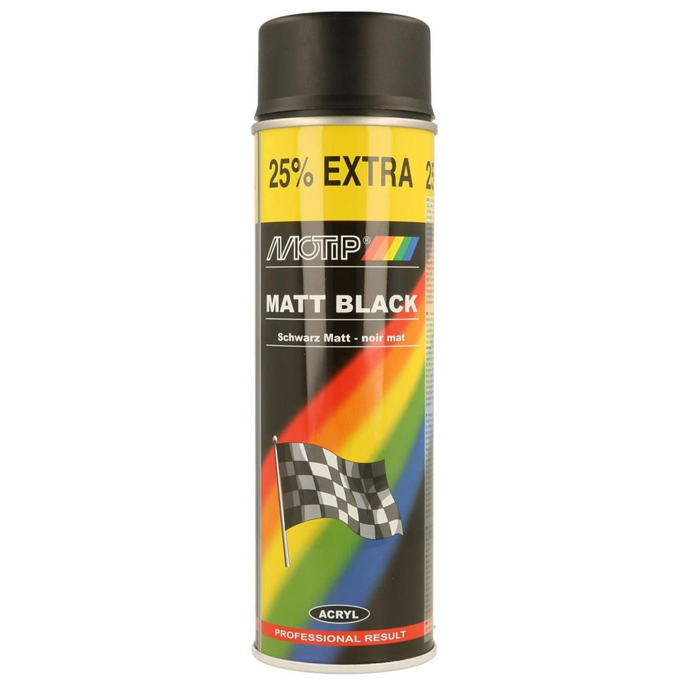 Vernice nera opaca MOTIP 4000 Series 500ml - MTP-04006-S - 04006 - 8711347040063