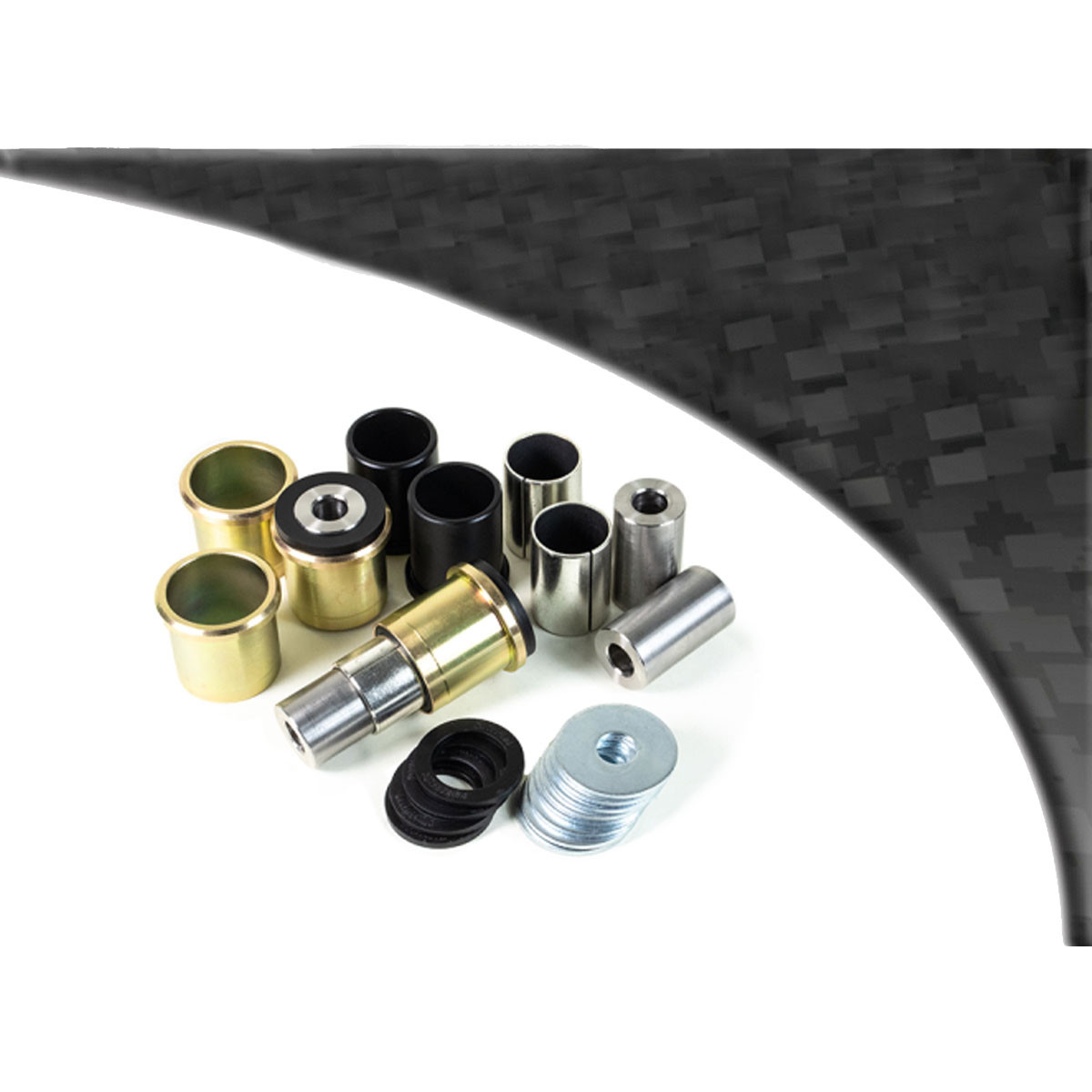 Silent bloc Powerflex Black untere Dreieckslager vor Audi R8 (4 Stück) - PF-31401-4N - PF3-1401BLK - 5055676565624