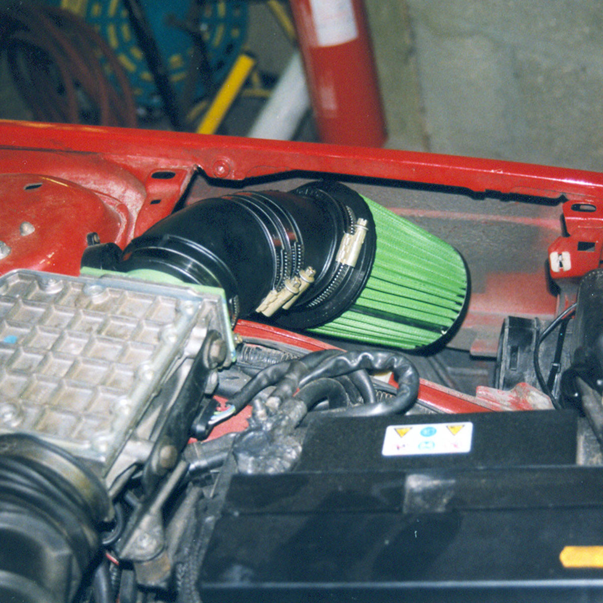 GREEN FILTER standard direct induction kit with dual cone filter Alfa Romeo 155 2,5L V6 - GR-P251BC - P251BC - 3661768677018
