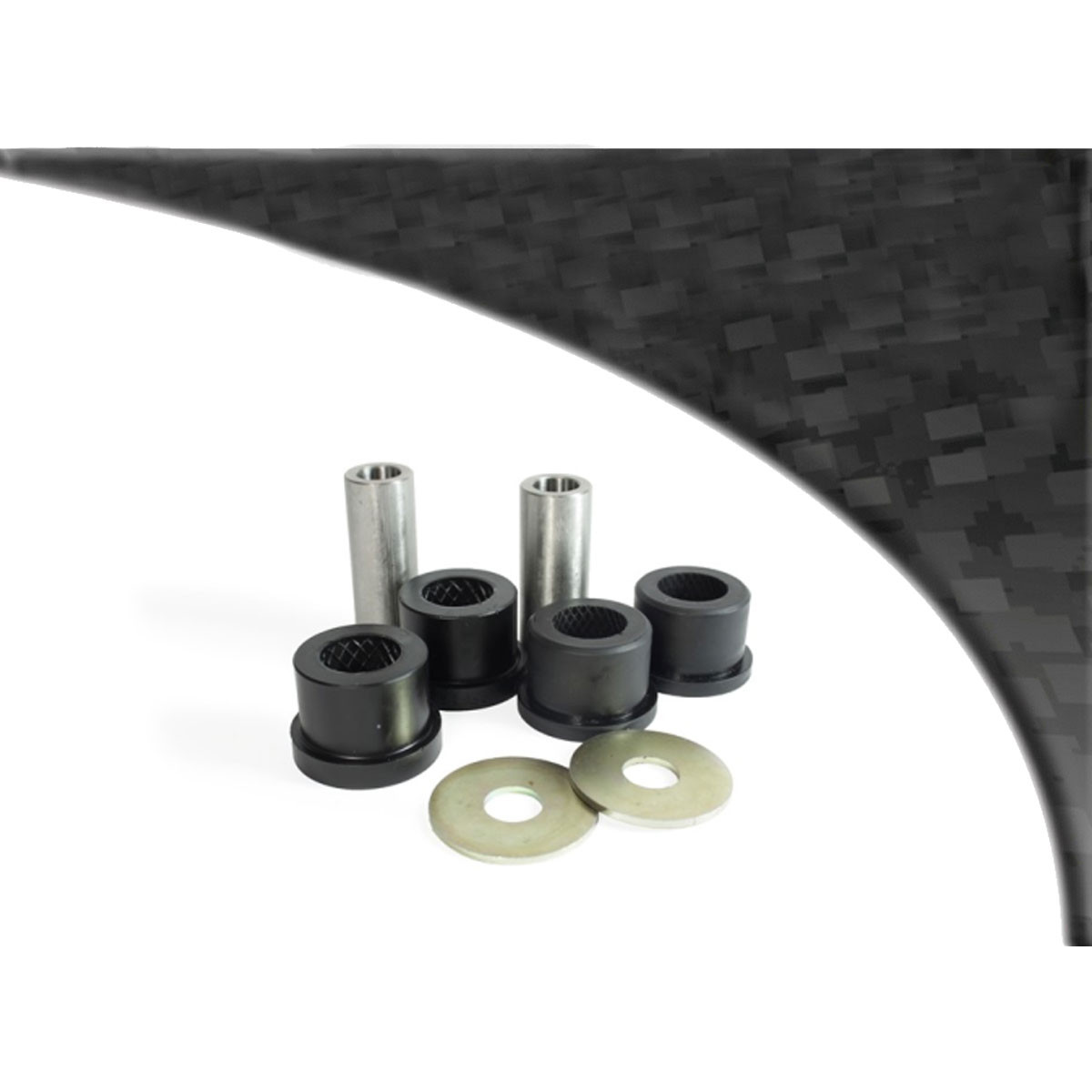 Silent bloc Powerflex Black bras de suspension avant réglable en carrossage Toyota MR2 (2 pièces) - PF-F76-1001-2N - PFF76-1001BLK - 5055676560964