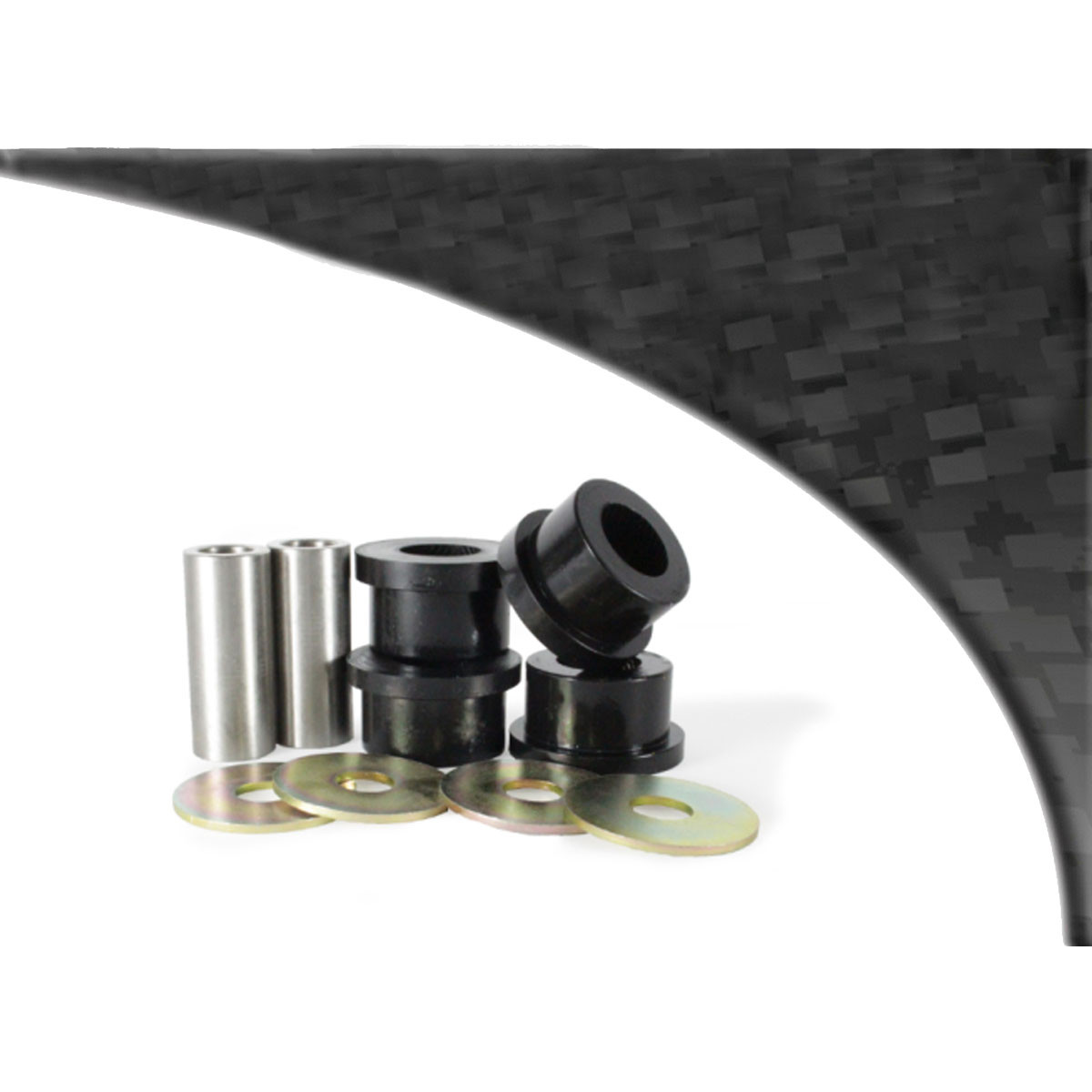 Powerflex Black front wishbone front bush Honda Civic 2022 on (2 parts) - PF-F25-1201-2N - PFF25-1201BLK - 5055676561480