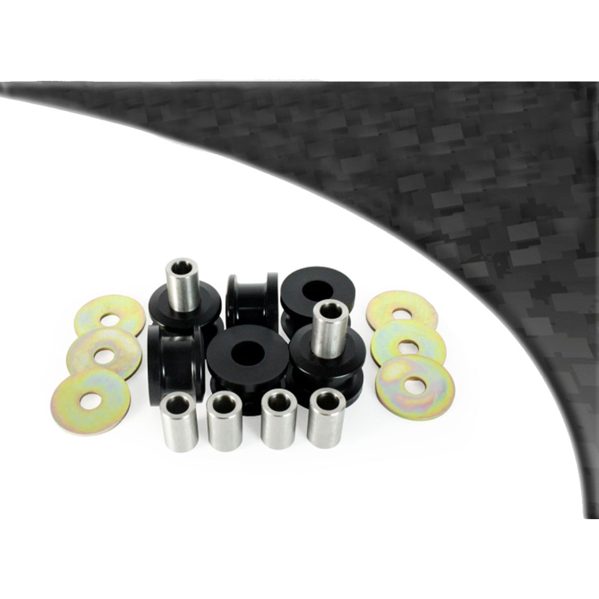 Silent Block Powerflex Black Sub-Chassis-Montage vor Saab 9-5 YS3E (1998-2010) - PF-F66-208-40-6N - PFF66-208-40BLK - 5055676562487