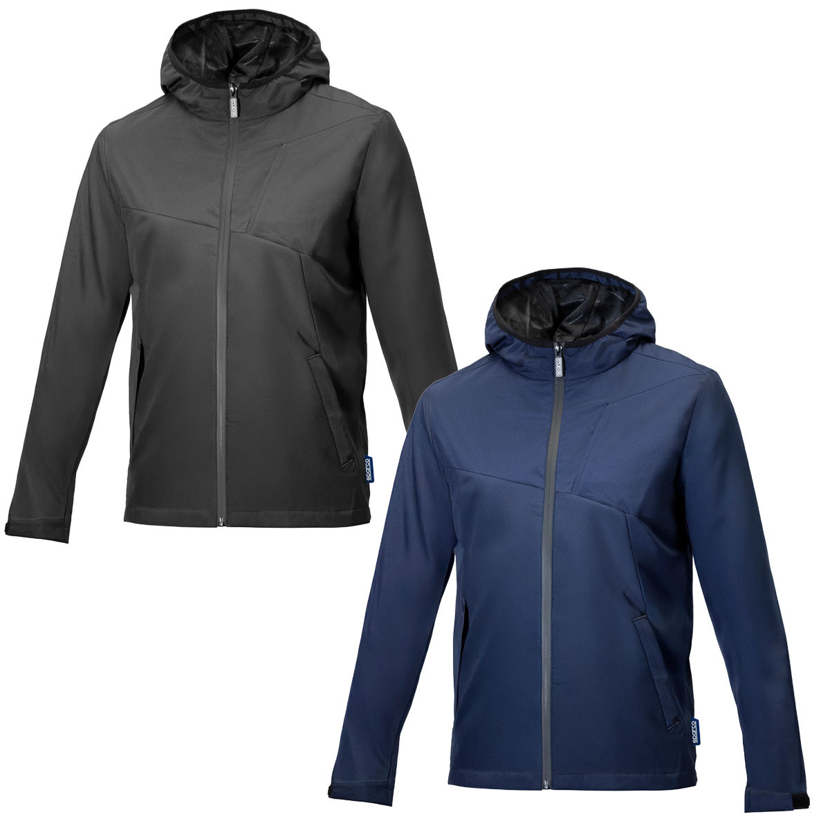 Giacca antivento con cappuccio Sparco Grit - BTJ0006B0.G.XXL - BTJ0006B0E012XL