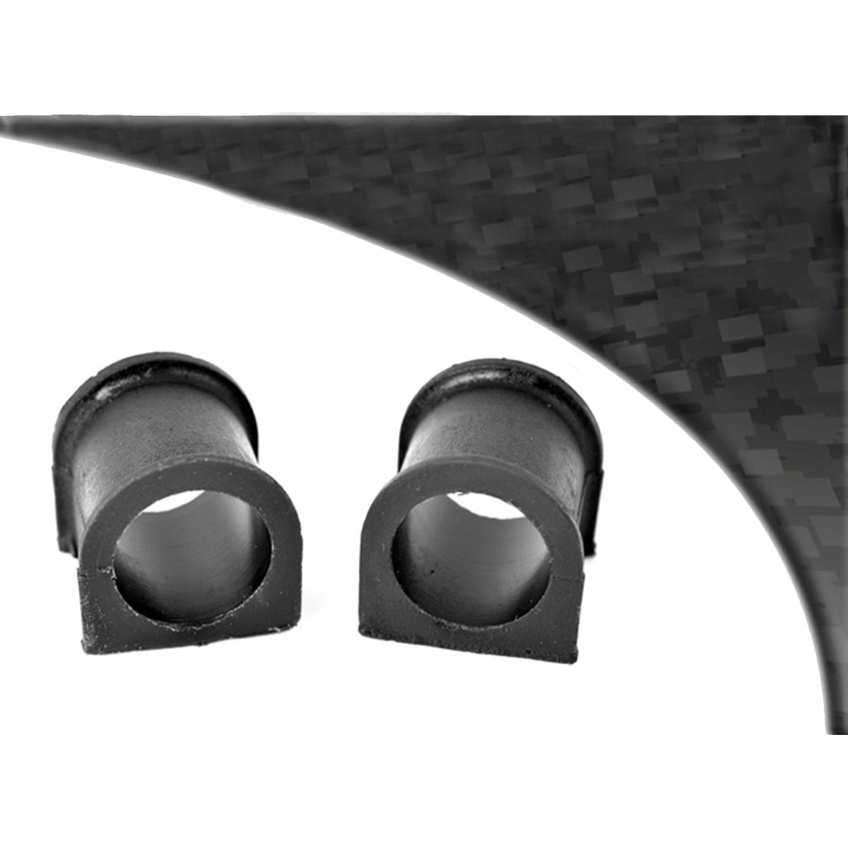 Powerflex Black front anti-roll bar mount 25mm (2 parts) - PF-F6380325-2N - PFF63-803-25BLK - 5055676558237