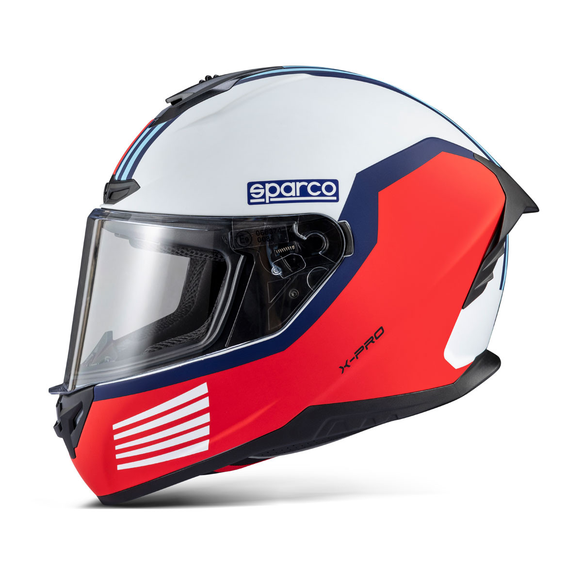Casco integrale Sparco Martini Racing X-Pro ECE06 - 003378MR.BL.L - 003378MRBI3L