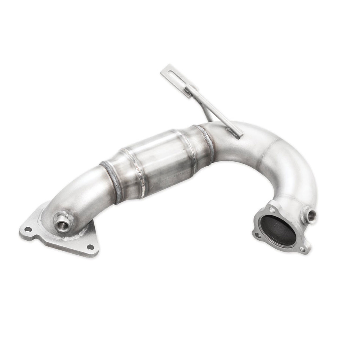 Inoxcar Exhaust Catalyst replacement pipe MEGANE 3 RS (250HP) after 2010 / 2.0 TURBO RS TROPHY (265HP) after 2012 diam 63,5 - IC-AFMEG01CAT - AFMEG.01CAT - 3661768104231
