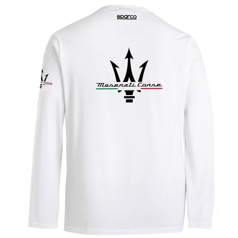 T-Shirt a maniche lunghe Sparco Maserati Corse - BML0060J0.BM.L - BML0060J0N0200L