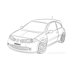 Silentblocs Powerflex Renault Megane II inc RS 225, R26 und Cup (2002-2008)