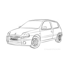 Boccole Powerflex Renault Clio II inc 172 & 182 (1998-2012)