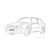 Boccole Powerflex Volkswagen Golf Mk3 4WD Syncro (1993 - 1997)