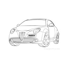 Boccole Powerflex Alfa Romeo MiTo (2008-2018)