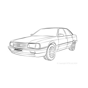 Silentblocs Powerflex Audi 100 Quattro inc Avant Type 44 (C3) (10/84-11/90)