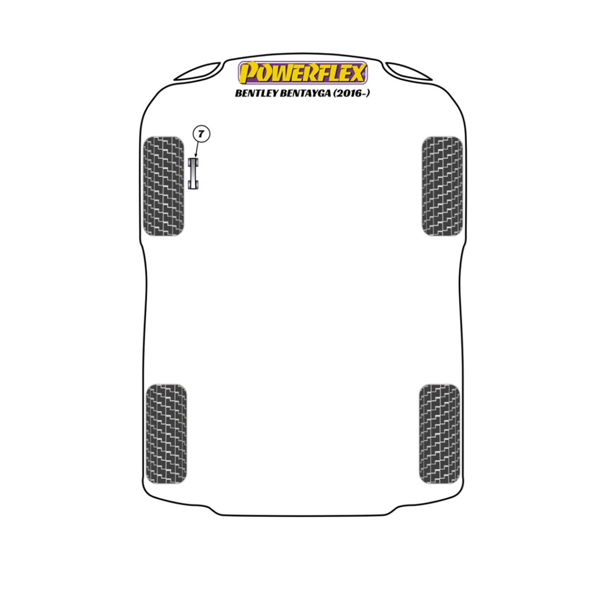 Silentblocs Powerflex BentleyBentayga (2016-) - BUN-PF-00129 - BUN-PF-00129