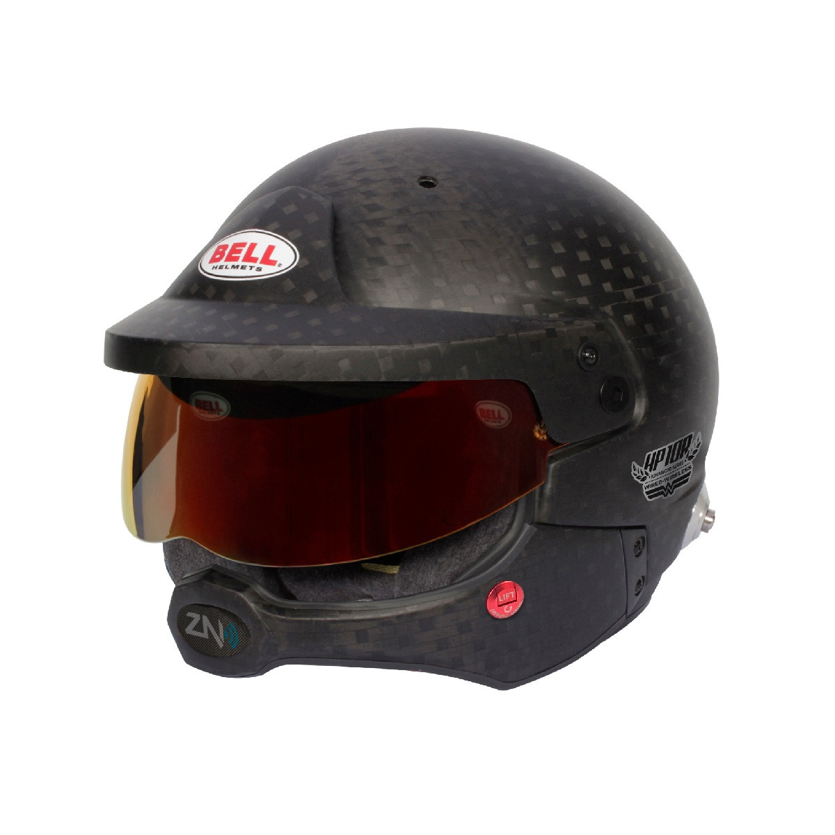Bell HP10 Evo-II Rally WW Hans FIA8860-2018 helmet - BEL-HP10-EVOII-R-WW.56 - 1144093