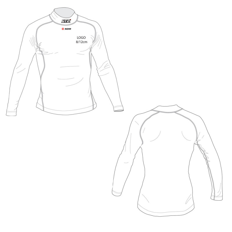 T-Shirt Personnalisable Nom + Drapeau + 1x Logo GT2i Pro FIA 8856-18 - PGT-TSHIRT5.N.XLXXL