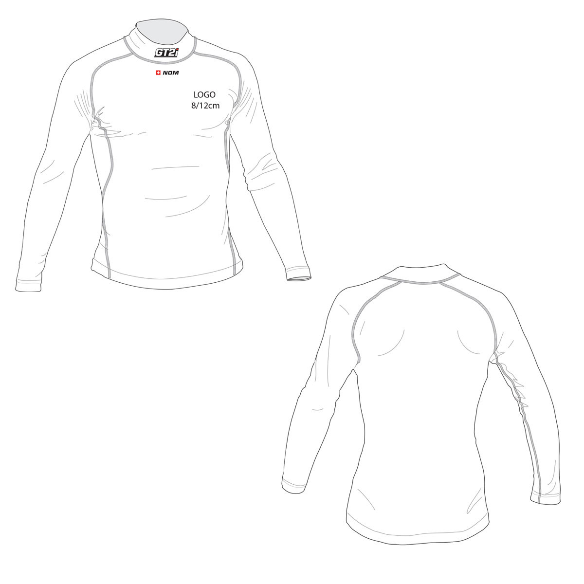 T-Shirt Personalisierbar Name + Flagge + 1x Logo GT2i Pro FIA 8856-18 - PGT-TSHIRT5.N.XLXXL