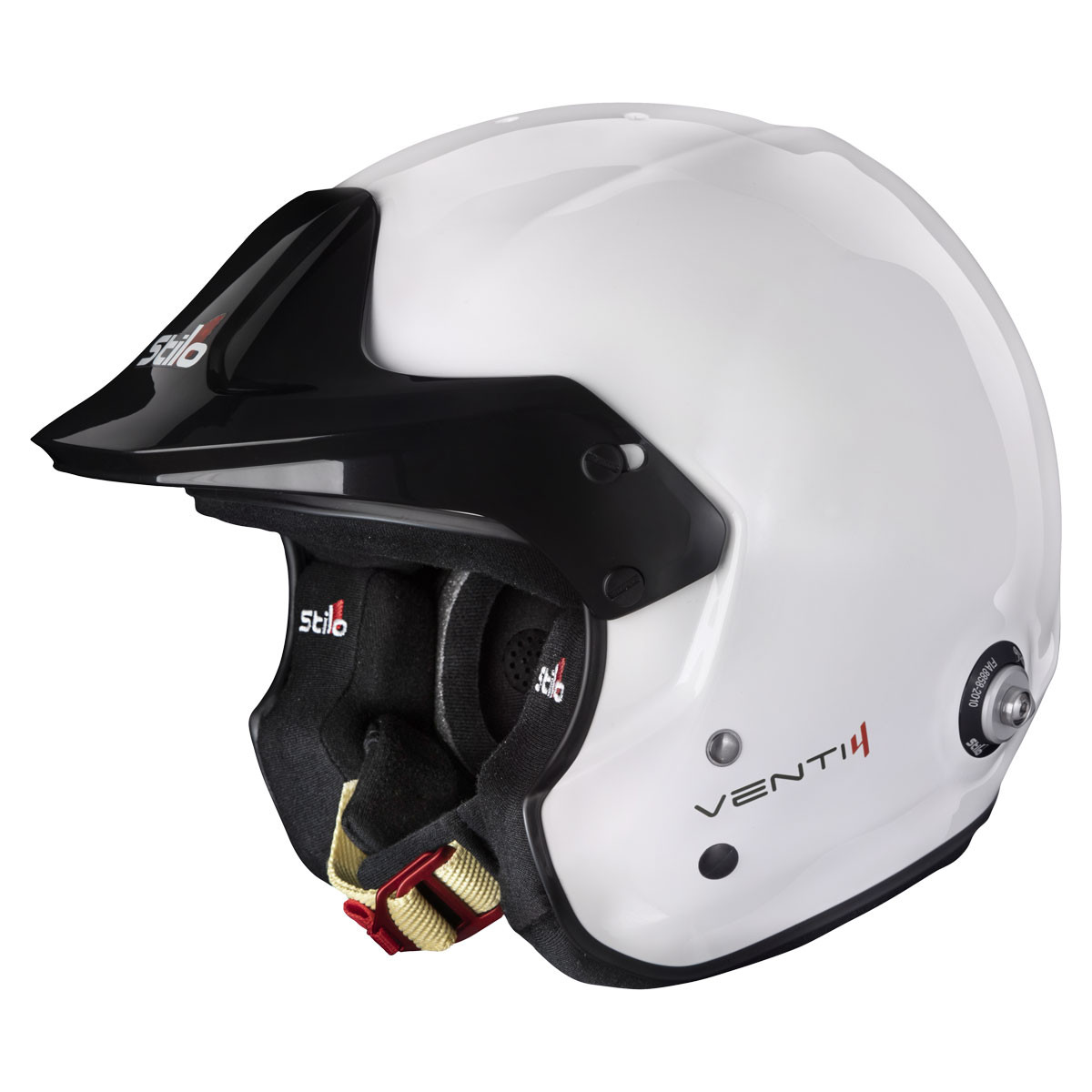 Casque Stilo Venti4 Trophy Jet Composite - Snell SA2025 FIA 8859-2024 Blanc/Intérieur Noir - STI-AA0114AG2XC.57 - AA0114AG2X570101