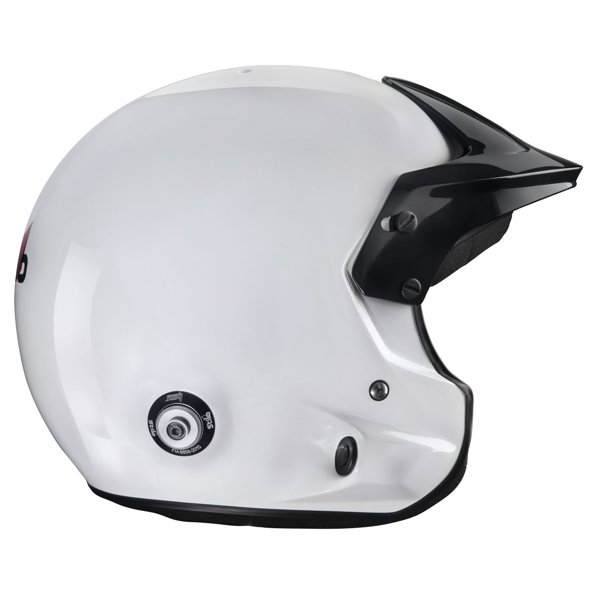 Casco Stilo Venti4 Trophy Jet Composite - Snell SA2025 FIA 8859-2024 Bianco/Interiore Nero - STI-AA0114AG2XC.57 - AA0114AG2X570101