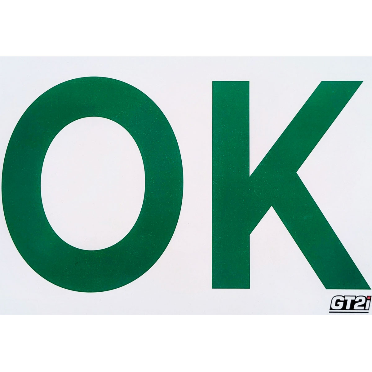 Cartello GT2i SOS / OK 297x420mm - GT-OK-003 - 3666618735634