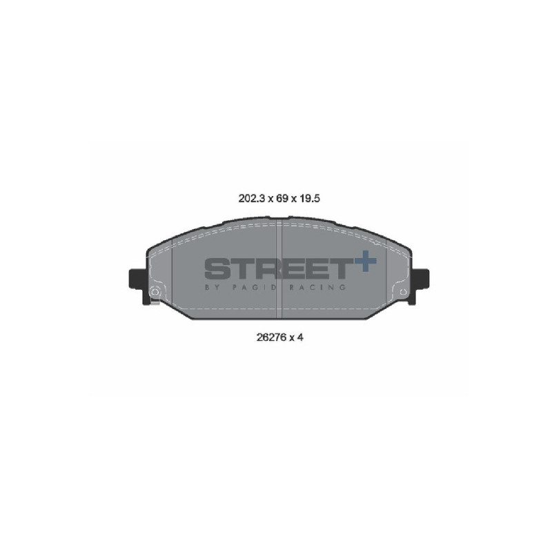 Pagid T8239 Street+ brake pads phase 3 - PA-8239.ST - T8239SP2001
