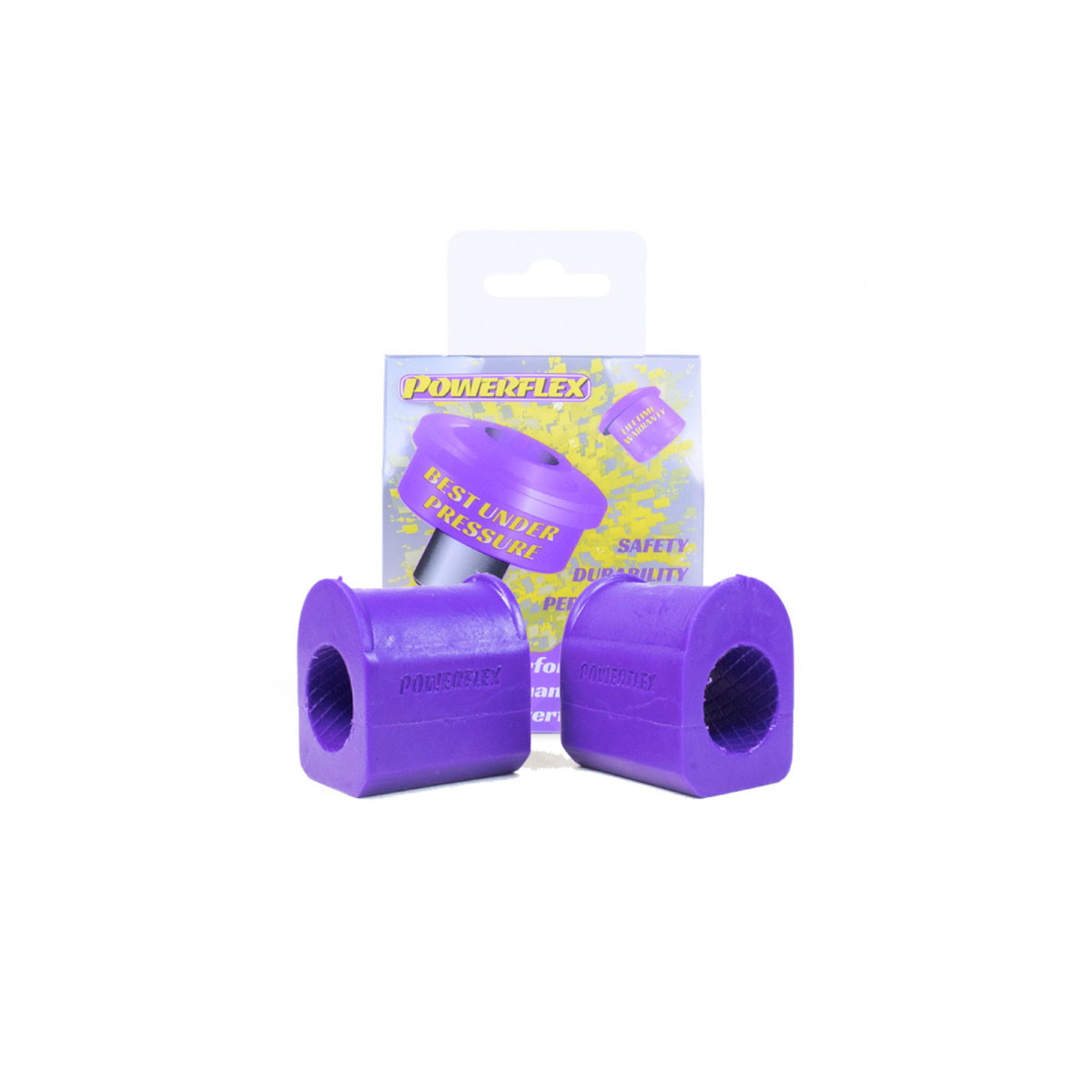 Powerflex front anti-roll bar inner mount 28mm Renault Clio II (2 units) - PF-F6020228-2 - PFF60-202-28 - 5055676542885