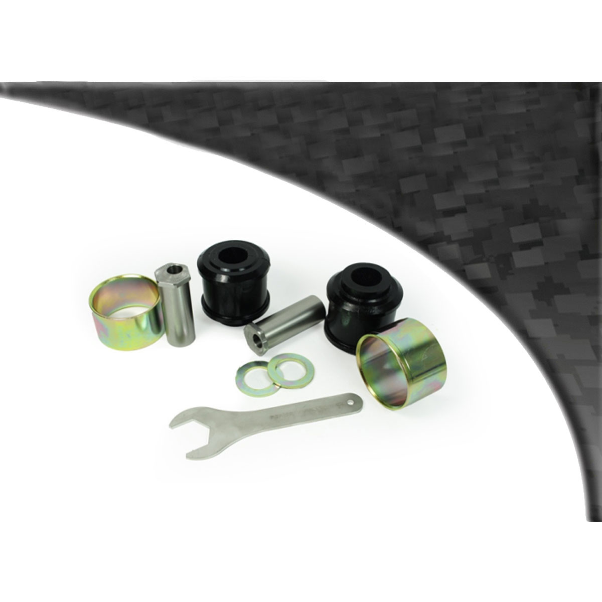 Boccola Powerflex Black braccio superiore anteriore campanatura regolabile (2 pezzi) - PF-F40502G-2N - PFF40-502GBLK - 5055676543219