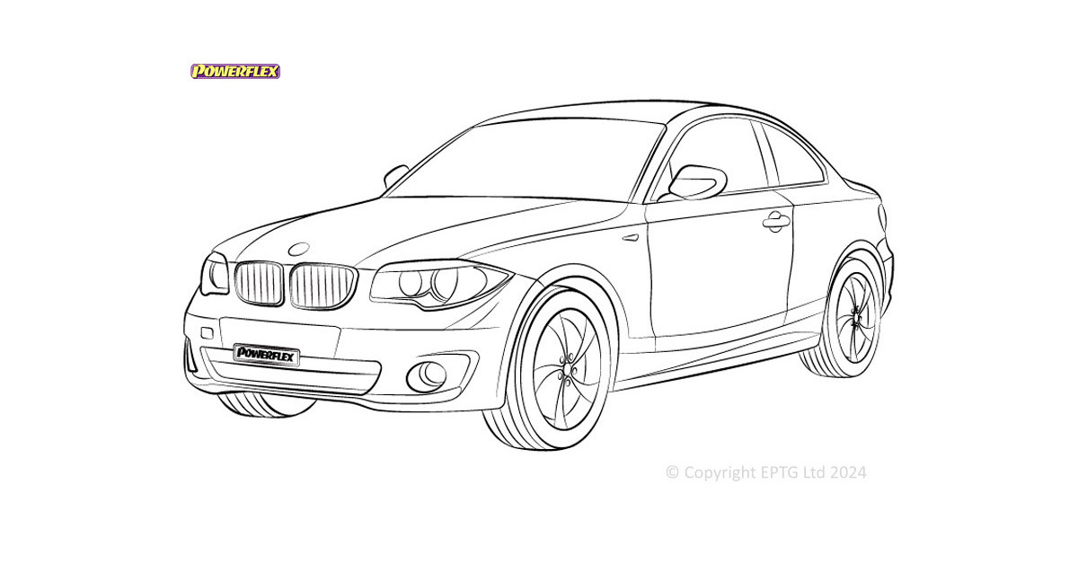 Boccole Powerflex BMW Série 1 E81, E82, E87 & E88 (2004 - 2013)