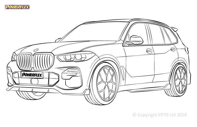 Boccole Powerflex BMW X5 G05 (2018-) - BUN-PF-00220 - BUN-PF-00220